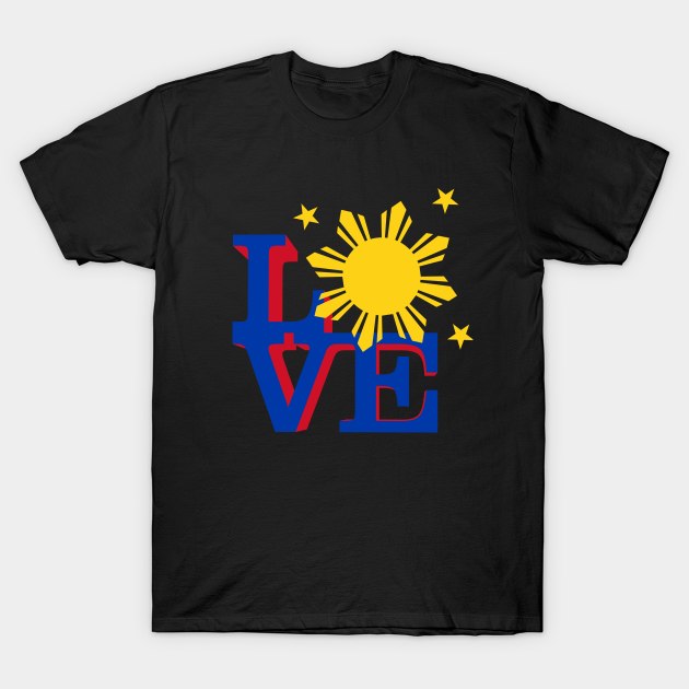 Filipino Sun Love T-Shirt by SkarloCueva